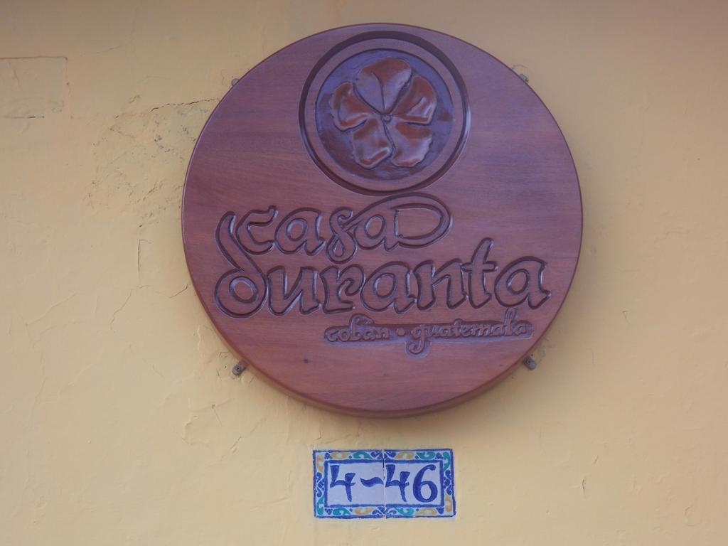 Hotel Casa Duranta Кобан Екстер'єр фото